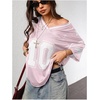 image:imageRoseSeek Jersey Shirts for Women Number Graphic V Neck Oversized Tshirts Y2k Football Jersey StreetwearPink With Black