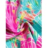 image:imageRoseSeek Womens 2 Piece Floral Tropical Print Bikini Set Boho Triangle Bathing Suit Tie Backless Swimsuit SetsPink and Blue