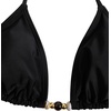 image:imageRoseSeek Womens 2 Pieces Zebra Striped Bikini Set Halter Triangle Swimsuit Y2K Tie Side Bathing SuitBlack