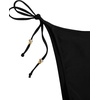 image:imageRoseSeek Womens 2 Pieces Zebra Striped Bikini Set Halter Triangle Swimsuit Y2K Tie Side Bathing SuitBlack