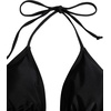 image:imageRoseSeek Womens 2 Pieces Zebra Striped Bikini Set Halter Triangle Swimsuit Y2K Tie Side Bathing SuitBlack