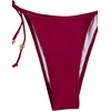 image:imageRoseSeek Womens 2 Pieces Zebra Striped Bikini Set Halter Triangle Swimsuit Y2K Tie Side Bathing SuitBright Red