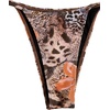 image:imageRoseSeek Womens 2 Pieces Zebra Striped Bikini Set Halter Triangle Swimsuit Y2K Tie Side Bathing SuitFloral Cheetah
