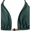 image:imageRoseSeek Womens 2 Pieces Zebra Striped Bikini Set Halter Triangle Swimsuit Y2K Tie Side Bathing SuitGreen