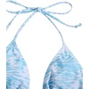 image:imageRoseSeek Womens 2 Pieces Zebra Striped Bikini Set Halter Triangle Swimsuit Y2K Tie Side Bathing SuitMint Blue