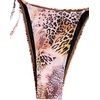 image:imageRoseSeek Womens 2 Pieces Zebra Striped Bikini Set Halter Triangle Swimsuit Y2K Tie Side Bathing SuitMix Cheetah