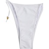 image:imageRoseSeek Womens 2 Pieces Zebra Striped Bikini Set Halter Triangle Swimsuit Y2K Tie Side Bathing SuitWhite