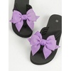 image:imageRoseSeek Womens Bow Knot Flip Flops Open Toe Dressy Thong Sandals Comfy Summer Vacation FlatsPurple