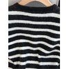 image:imageRoseSeek Womens Button Down Sweater Vest Sleeveless Crewneck Knit Outerwear Old Money KnitwearBlack and White