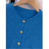 image:imageRoseSeek Womens Button Down Sweater Vest Sleeveless Crewneck Knit Outerwear Old Money KnitwearBlue