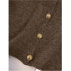 image:imageRoseSeek Womens Button Down Sweater Vest Sleeveless Crewneck Knit Outerwear Old Money KnitwearBrown