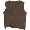 image:imageRoseSeek Womens Button Down Sweater Vest Sleeveless Crewneck Knit Outerwear Old Money KnitwearBrown
