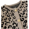 image:imageRoseSeek Womens Button Down Sweater Vest Sleeveless Crewneck Knit Outerwear Old Money KnitwearBrown Cheetah