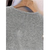 image:imageRoseSeek Womens Button Down Sweater Vest Sleeveless Crewneck Knit Outerwear Old Money KnitwearGrey
