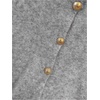image:imageRoseSeek Womens Button Down Sweater Vest Sleeveless Crewneck Knit Outerwear Old Money KnitwearGrey