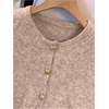 image:imageRoseSeek Womens Button Down Sweater Vest Sleeveless Crewneck Knit Outerwear Old Money KnitwearKhaki