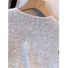 image:imageRoseSeek Womens Button Down Sweater Vest Sleeveless Crewneck Knit Outerwear Old Money KnitwearLight Grey