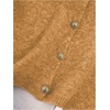 image:imageRoseSeek Womens Button Down Sweater Vest Sleeveless Crewneck Knit Outerwear Old Money KnitwearYellow