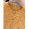 image:imageRoseSeek Womens Button Down Sweater Vest Sleeveless Crewneck Knit Outerwear Old Money KnitwearYellow