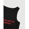 image:imageRoseSeek Womens Cherry Print Cropped Tank Top Scoop Neck Sleeveless Slim Fit Summer TopsBlack Letter