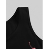 image:imageRoseSeek Womens Cherry Print Cropped Tank Top Scoop Neck Sleeveless Slim Fit Summer TopsSoft Black