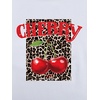 image:imageRoseSeek Womens Cherry Print Cropped Tank Top Scoop Neck Sleeveless Slim Fit Summer TopsWhite Cheetah