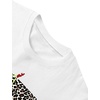 image:imageRoseSeek Womens Funny Cherry Graphic Tees Short Sleeve Crew Neck Going Out Summer Tops Tshirts ShirtsWhite and Cheetah