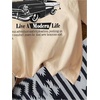 image:imageRoseSeek Womens Graphic Letter Tee Crew Neck Drop Shoulder Trendy Summer T Shirt Short Sleeve Vintage Car Print TopApricot