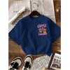 image:imageRoseSeek Womens Graphic Letter Tee Crew Neck Drop Shoulder Trendy Summer T Shirt Short Sleeve Vintage Car Print TopBlue Pink