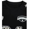 image:imageRoseSeek Womens Graphic Letter Tee Crew Neck Drop Shoulder Trendy Summer T Shirt Short Sleeve Vintage Car Print TopCow Black