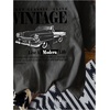 image:imageRoseSeek Womens Graphic Letter Tee Crew Neck Drop Shoulder Trendy Summer T Shirt Short Sleeve Vintage Car Print TopDark Grey