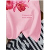 image:imageRoseSeek Womens Graphic Letter Tee Crew Neck Drop Shoulder Trendy Summer T Shirt Short Sleeve Vintage Car Print TopFloral Pink
