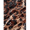 image:imageRoseSeek Womens Leopard Cheetah Sequin Strapless Bandeau Crop Tube Top Glitter Sleeveless Summer Going Out TopsBrown