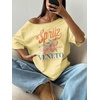 image:imageRoseSeek Womens Oversized Off Shoulder Graphic Tees  Short Sleeve Bow Letter Print T Shirts Y2K TopsOrange Yellow