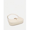 image:imageRoseSeek Womens Retro Vintage Zipper Shoulder Bag Adjustable Strap Elegant Underarm Purse HandbagsBeige White