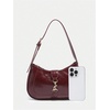 image:imageRoseSeek Womens Retro Vintage Zipper Shoulder Bag Adjustable Strap Elegant Underarm Purse HandbagsBurgundy