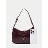 image:imageRoseSeek Womens Retro Vintage Zipper Shoulder Bag Adjustable Strap Elegant Underarm Purse HandbagsBurgundy Red