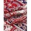 image:imageRoseSeek Womens Tropical Paisley Print Halter Blouse Sleeveless Boho Shirt Tops Button Back Vacation TopsMix Orange
