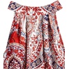 image:imageRoseSeek Womens Tropical Paisley Print Halter Blouse Sleeveless Boho Shirt Tops Button Back Vacation TopsMix Orange