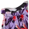 image:imageRoseSeek Womens Tropical Paisley Print Halter Blouse Sleeveless Boho Shirt Tops Button Back Vacation TopsPurple and Pink