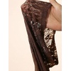 image:imageRoseSeek Womens Y2K Floral Lace See Through Pants Sheer Straight Leg Long Pants Club WearDeep Coffee Brown