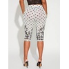 image:imageRoseSeek Womens Y2K Leopard Mesh Cropped Leggings 34 Length Club Capri PantsFloral Apricot