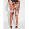 image:imageRoseSeek Womens Y2K Leopard Mesh Cropped Leggings 34 Length Club Capri PantsFloral Leopard