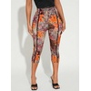 image:imageRoseSeek Womens Y2K Leopard Mesh Cropped Leggings 34 Length Club Capri PantsFloral Leopard