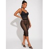 image:imageRoseSeek Womens Y2K Leopard Mesh Cropped Leggings 34 Length Club Capri PantsPure Black