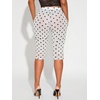 image:imageRoseSeek Womens Y2K Leopard Mesh Cropped Leggings 34 Length Club Capri PantsWhite Dots