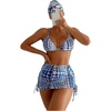 Blue and White