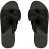 image:imageRoseSeek Womens Bow Knot Flip Flops Open Toe Dressy Thong Sandals Comfy Summer Vacation FlatsBlack and Red