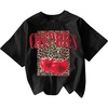 image:imageRoseSeek Womens Funny Cherry Graphic Tees Short Sleeve Crew Neck Going Out Summer Tops Tshirts ShirtsBlack Cherry