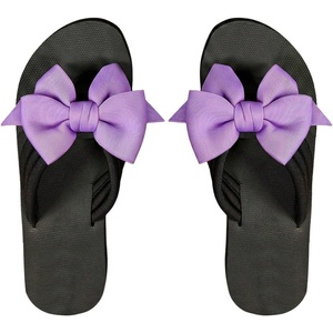 image:imageRoseSeek Womens Bow Knot Flip Flops Open Toe Dressy Thong Sandals Comfy Summer Vacation FlatsPurple
